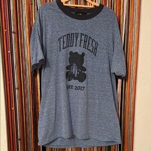 Teddy Fresh Blue Graphic T-Shirt (RARE)